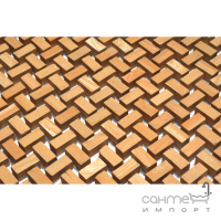 Керамогранитная мозаика под камень Kotto Ceramica MI7 10200411C Dorato 300x300х10 (прямоугольник 10x20)