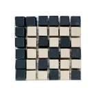 Мозаїчне панно Kotto Ceramica MI7 К060804 Lviv Legends кут фриза Beige/Nero (килим, геометричний візерунок)