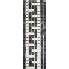 Мозаїчне панно Kotto Ceramica MI7 К060606 Eleganza фриз завершуючий Nero/Salino 300х96х10 (10х10)