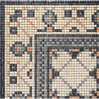 Мозаичное панно Kotto Ceramica MI7 К0607 Lviv Legends Beige/Focato/Nero/Buchero (ковер, геометрический узор)