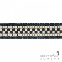 Мозаичное панно Kotto Ceramica MI7 К060803 Lviv Legends фриз Beige/Nero (ковер, геометрический узор)