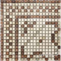 Мозаїчне панно Kotto Ceramica MI7 К060708 Lviv Legends кут фриза Sabbia/Noce/Solare/Muschiato