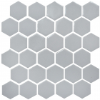 Керамічна мозаїка гексагон моноколір Kotto Ceramica HEXAGON H 6002 Grey Silver 295х295х9