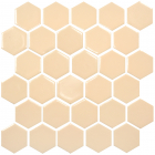 Керамічна мозаїка гексагон моноколір Kotto Ceramica HEXAGON H 6007 Bisque 295х295х9