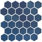Керамічна мозаїка гексагон моноколір Kotto Ceramica HEXAGON H 6008 Steel Blue 295х295х9