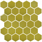 Керамическая мозаика гексагон моноколор Kotto Ceramica HEXAGON H 6016 Olive 295х295х9
