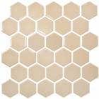 Керамічна мозаїка гексагон моноколір Kotto Ceramica HEXAGON H 6018 Biege Smoke 295х295х9