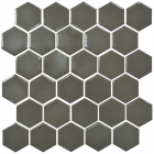 Керамическая мозаика гексагон моноколор Kotto Ceramica HEXAGON H 6020 Dark Grey 295х295х9