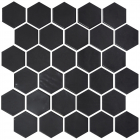 Керамическая мозаика гексагон моноколор Kotto Ceramica HEXAGON H 6021 Black 295х295х9