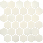 Керамическая мозаика гексагон моноколор Kotto Ceramica HEXAGON H 6023 Ivory 295х295х9