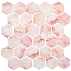 Керамическая мозаика гексагон под мрамор Kotto Ceramica HEXAGON HP 6014 295х295х9