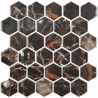 Керамическая мозаика гексагон под мрамор Kotto Ceramica HEXAGON HP 6015 295х295х9