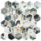 Керамічна мозаїка гексагон під мармур Kotto Ceramica HEXAGON HP 6020 295х295х9