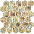 Керамічна мозаїка гексагон Kotto Ceramica HEXAGON HP 6021 295х295х9 (геометричний узор)