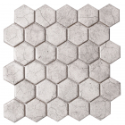 Керамическая мозаика гексагон под бетон с трещинами Kotto Ceramica  HEXAGON HP 6051 295х295х9