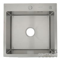 Квадратна кухонна мийка Gappo GS 5050 нерж. сталь SUS 304 сифон + коландер