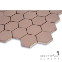 Керамічна мозаїка гексагон моноколір Kotto Ceramica HEXAGON H 6011 Hot Pink 295х295х9