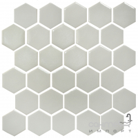 Керамічна мозаїка гексагон моноколір Kotto Ceramica HEXAGON H 6014 Light Grey 295х295х9