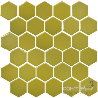 Керамічна мозаїка гексагон моноколір Kotto Ceramica HEXAGON H 6016 Olive 295х295х9