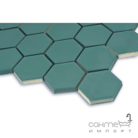 Керамічна мозаїка гексагон моноколір Kotto Ceramica HEXAGON H 6017 Aqvamarine 295х295х9