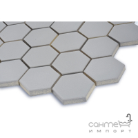 Керамическая мозаика гексагон моноколор Kotto Ceramica HEXAGON H 6019 Silver 295х295х9