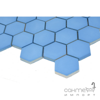 Керамічна мозаїка гексагон моноколір Kotto Ceramica HEXAGON H 6027 Violet 295х295х9