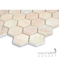 Керамическая мозаика гексагон под мрамор Kotto Ceramica HEXAGON HP 6003 Мат 295х295х9