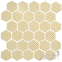 Керамическая мозаика гексагон Kotto Ceramica HEXAGON HP 6008 295х295х9 (геометрический узор)