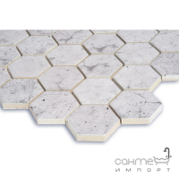 Керамическая мозаика гексагон под бетон Kotto Ceramica  HEXAGON HP 6010 Мат 295х295х9