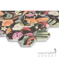 Керамическая мозаика гексагон Kotto Ceramica HEXAGON HP 6018 295х295х9 (цветы)