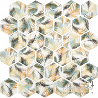 Керамічна мозаїка гексагон Kotto Ceramica HEXAGON HP 6022 295х295х9 (пір'я)