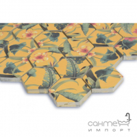 Керамическая мозаика гексагон Kotto Ceramica HEXAGON HP 6025 295х295х9 (цветы)