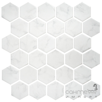 Керамічна мозаїка гексагон під мармур Kotto Ceramica HEXAGON HP 6032 Мат 295х295х9