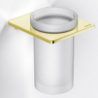 Подвесной стакан Sonia S-cube 182091 золото браш/матовое стекло