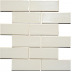 Керамическая мозаика кабанчик Kotto Ceramica Brick B 6014 Light Grey 300x300х9 (48х124) полезная площадь 0,075 м2