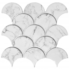 Керамическая мозаика чешуя под мрамор Kotto Ceramica Scales SCP 6050 240x240x9 (0,037 m.2)