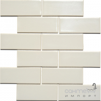 Керамическая мозаика кабанчик Kotto Ceramica Brick B 6014 Light Grey 300x300х9 (48х124) полезная площадь 0,075 м2