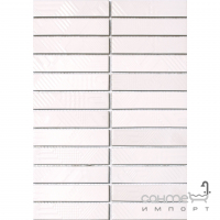 Керамическая мозаика Kotto Ceramica Kit Kat KST 6024 White 252x300х9 (23х124)