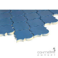 Керамическая мозаика арабеска моноколор Kotto Ceramica Arabeska A 6008 Steel Blue 270х300х9 (64х68) 0,063 м2