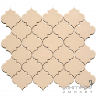 Керамічна мозаїка арабеска моноколор Kotto Ceramica Arabeska A 6018 Biege Smoke 270х300х9 (64х68) 0,063 м2