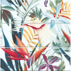 Фотопанно на керамической плитке Kotto Ceramica Цветы 750х750 (тропические цветы)