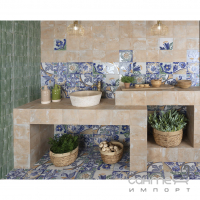 Керамическая плитка с растительным декором Mainzu Land Anthology Centro Quintesence 200x200