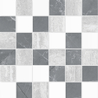 Керамогранітна мозаїка під мармур 300х300 InterGres Pulpis М 40073 мікс сіра