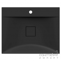 Прямоугольная раковина на столешницу Mexen Poli Black Matt 600 23026071 матовая черная