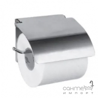 Держатель для туалетной бумаги с крышкой FRAP F504 хром