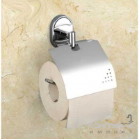 Держатель для туалетной бумаги с крышкой FRAP F190 хром