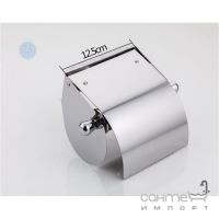Тримач для туалетного паперу з кришкою FRAP F501 хром