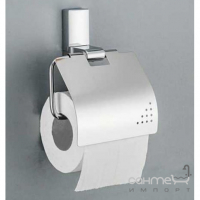 Держатель для туалетной бумаги с крышкой FRAP F1803 хром