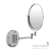 Подвесное косметическое зеркало с увеличением FRAP F6106 хром