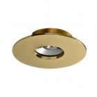 Круглый врезной точечный светильник Friendlylight Porto FL1053 золотой